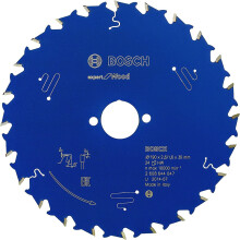 Bosch Professional 2608644047 Circular Saw Blade Expert for Wood-Outer Diameter 190 mm-Bore Size 30 mm-24 Teeth