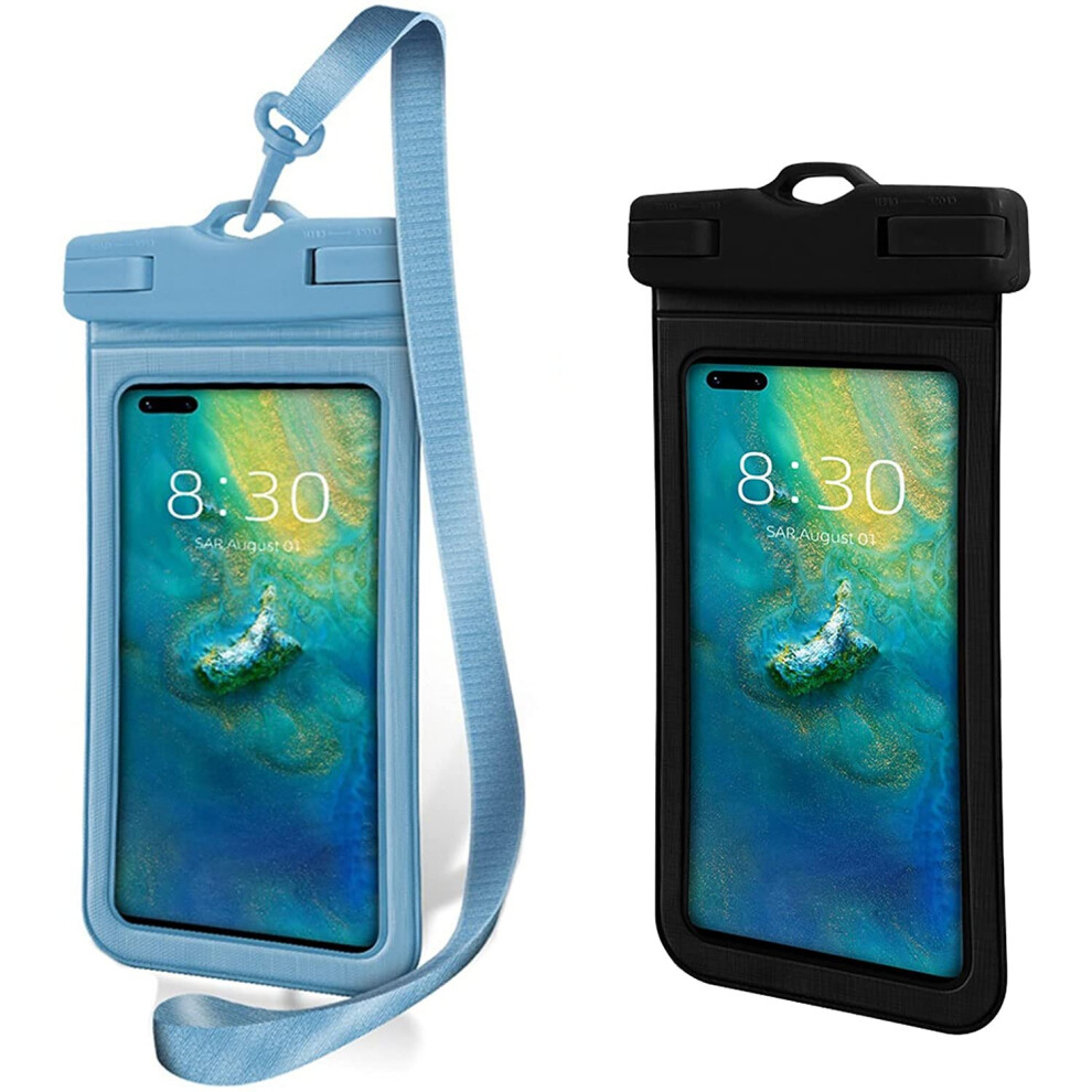 2 Pieces Waterproof Phone Case Universal Ipx8 Waterproof Phone Pouch For All Smartphones Up To 7.2 Inches Underwater Phone Case... 717664036190