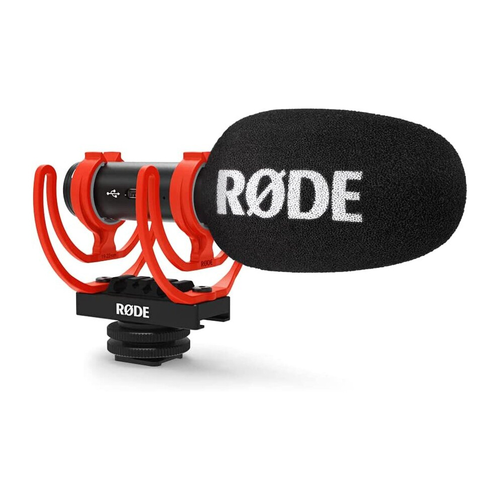 RØDE VideoMic GO II Ultra-compact and Lightweight Shotgun Microphone with USB Audio for Filmmaking, Content Creation, Location...