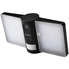 Link2Home FloodlightCam: Outdoor 1080p Camera with PIR Motion Sensor, 125dB Siren, 2000lm, Weatherproof, Alexa/Google Ready