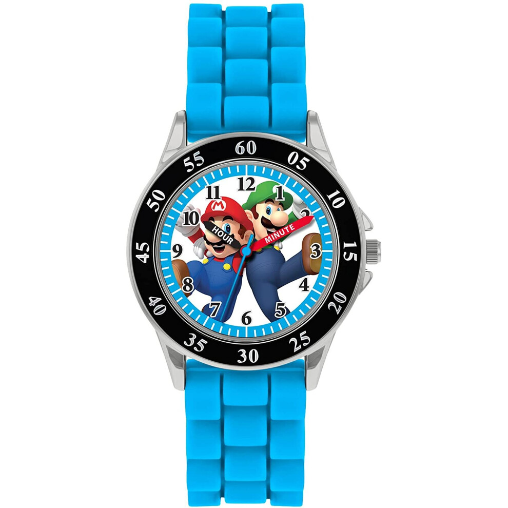 Mario Boy's Analog Quartz Watch With Silicone Strap Gsm3044 Not,Specified