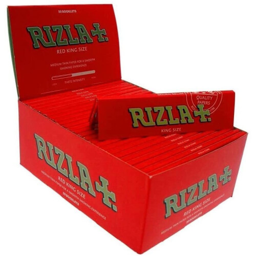 Rizla King Size Red - Full Box of 50 Booklets