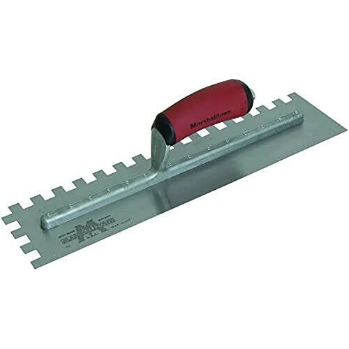 Marshalltown Flooring & Tiling Notched Trowel 1/2 X 1/2 X 1/2 Square