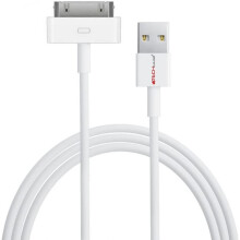 TECHGEAR EXTRA LONG 3 Meter / 10 Feet USB Data Sync & Charging Cable Lead Compatible for Apple iPad, iPad 2 & iPad 3 (White)