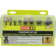 RYOBI Stalen FORSTNER BoorBIT Set 8-Stuks A9FS8R1