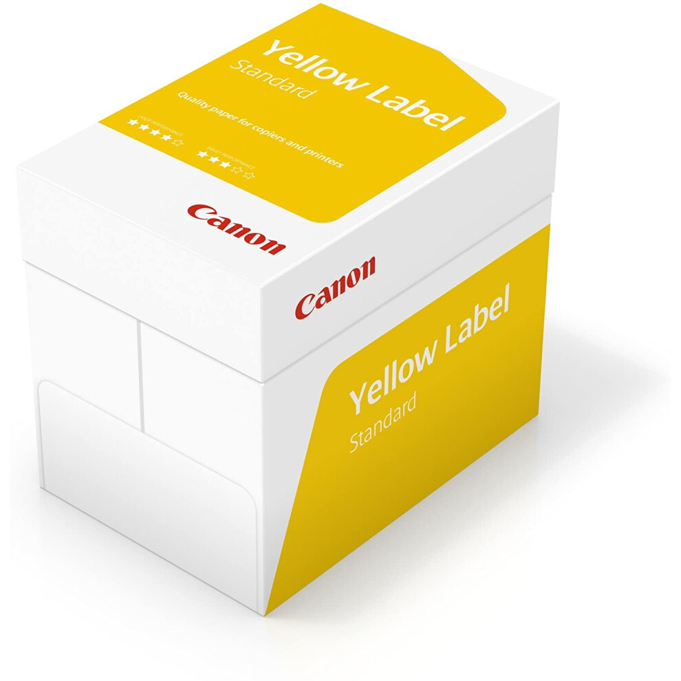 Canon Yellow Label Standard ECF A4 Paper 80gsm (Pack of 2500) 97003515