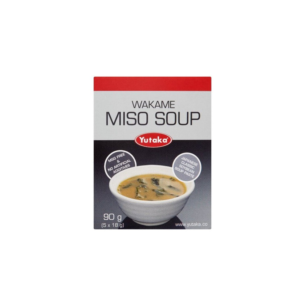 Yutaka Japanese Miso Soup - 5 Sachets - 90G