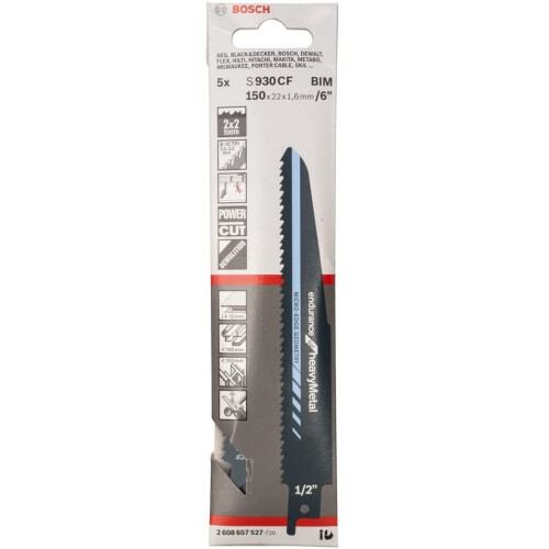 Bosch Bosch Professional 2608657527 Sabre Saw Blade S 930 CF