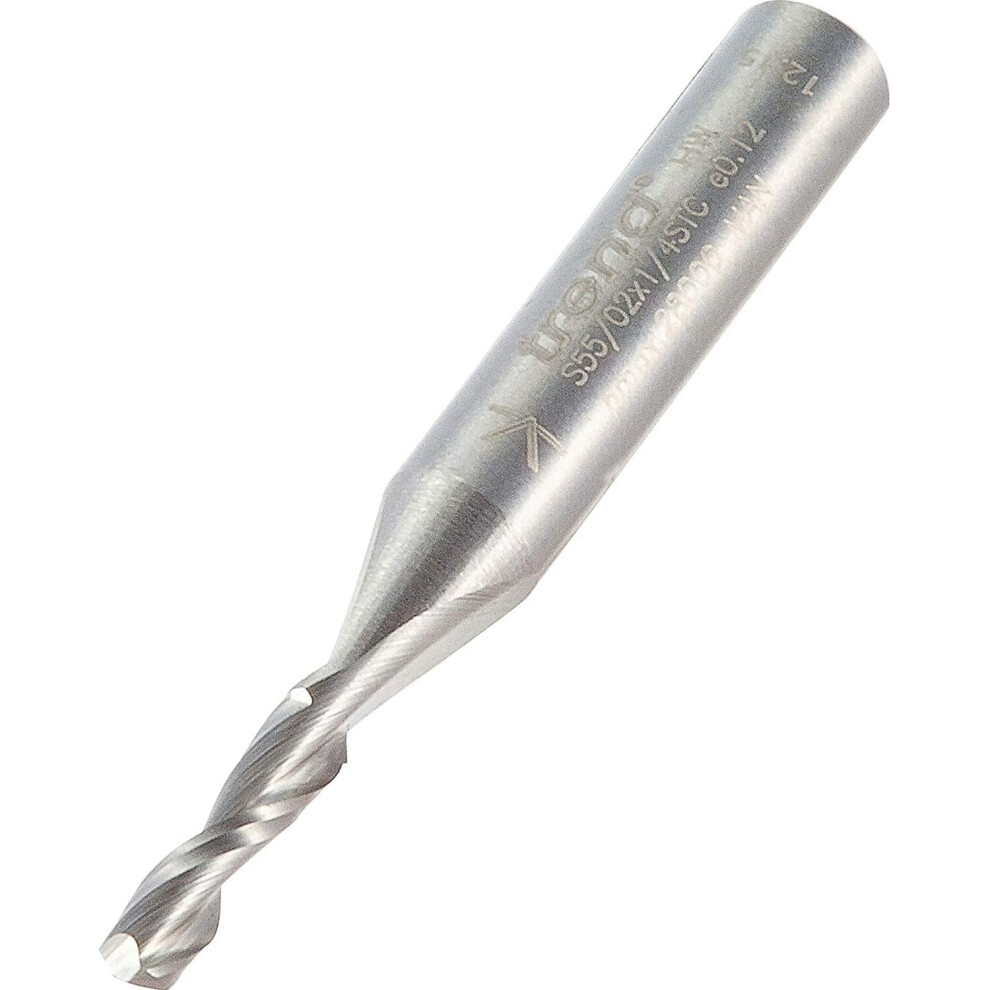 Trend S55/02X1/4STC Spiral Up-Cut 3.2mm Diameter, Silver