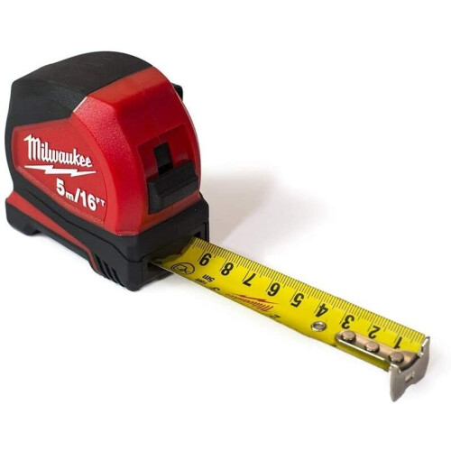 Milwaukee Milwaukee 4932459595 932459595 Pro Compact Tape Measure 5m/16ft (Width 25mm) 2