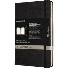 Moleskine - Pro Project Planner, Professional Planner and Notebook for Objectives, Productivity Diary for Projects and Project Management, Hard Cover,