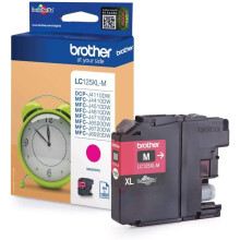 Brother LC-125XLM Inkjet Cartridge, Magenta, Single Pack, High Yield, Includes 1 x Inkjet Cartridge, Brother Genuine Supplies