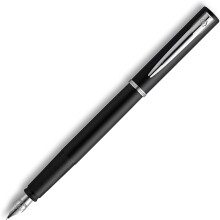 Waterman Allure Fountain Pen | Black Lacquer | Fine Nib | Blue Ink | Gift Box