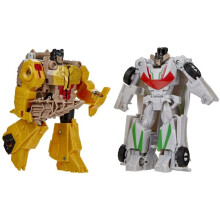 Transformers Bumblebee Cyberverse Dinobots Unite Wheelgrim 2-Pack Action Figures, 4.5-inch