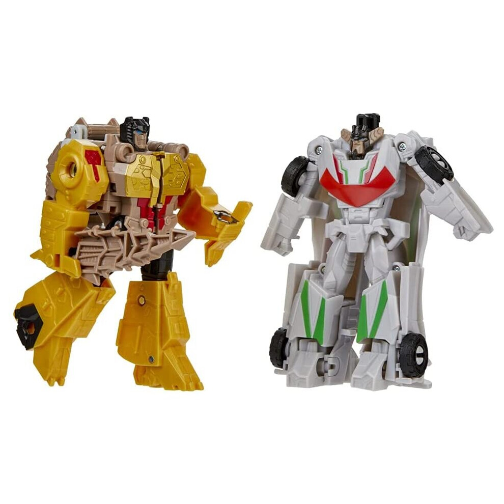 Transformers Bumblebee Cyberverse Adventures Dinobots Unite Toys Dino Combiners Wheelgrim 2-Pack Action Figures, Ages 6 And Up,...