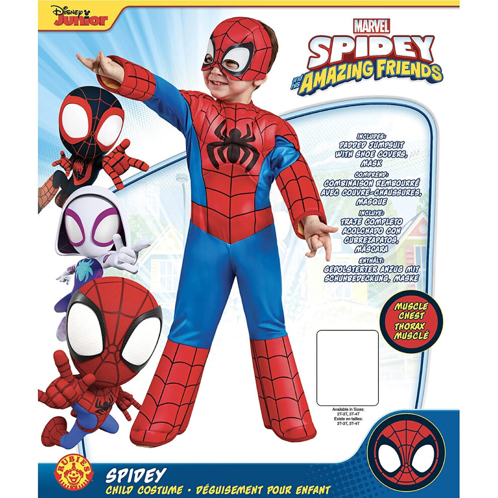 Marvel Boys 2T-4T Spidey and His  Friends 4-Piece Cotton