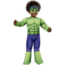 Rubies Official Marvel Spidey and His Amazing Friends Hulk Deluxe Toddler Costume, Kids Superhero Fancy Dress