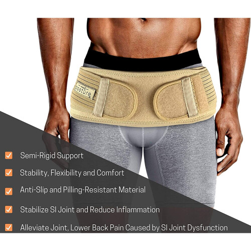 Vriksasana Posture Sacroiliac Hip Belt for Women and Men That ...