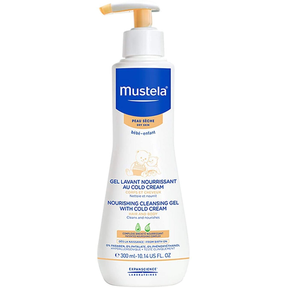 Mustela Ps Gel Lavant Nourrissant Au Cold Cream 300 Ml/Ps Voedende Wasgel Met Cold Cream 300 Ml