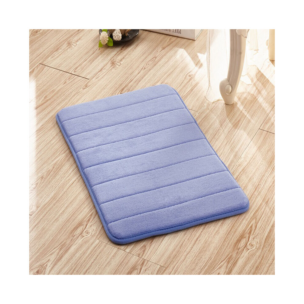 (DarkBlue, 50*80cm/19.7*31.5in) Non-slip Absorbent Soft Memory Foam Bath Bathroom Bedroom Floor Mat Shower Rug