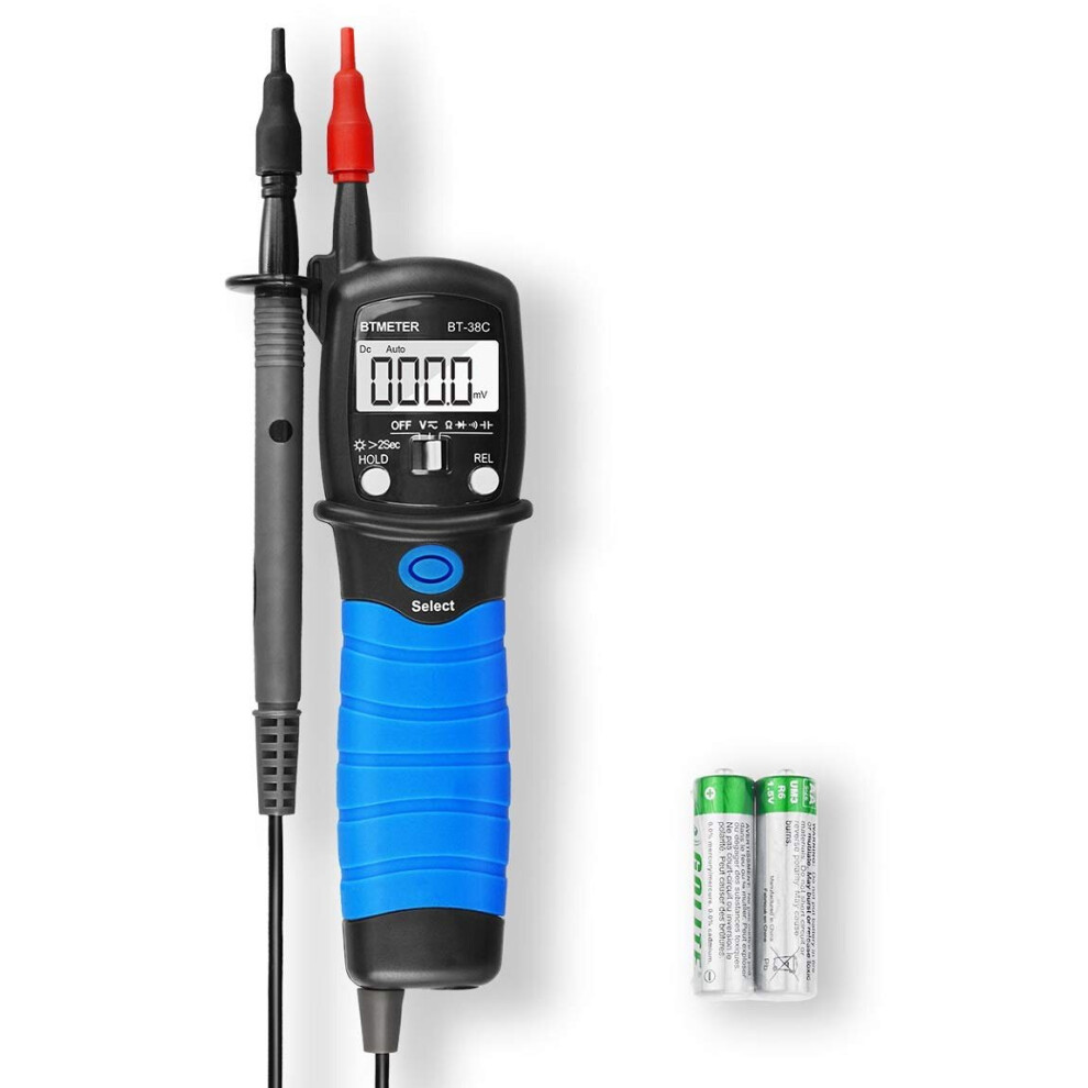 Pen Type Digital Multimeter - Btmeter Bt-38C Ac Dc 600V High Voltage Tester, 60M Ohm Resistance Meter, With Capacitance Diode... 681381331121
