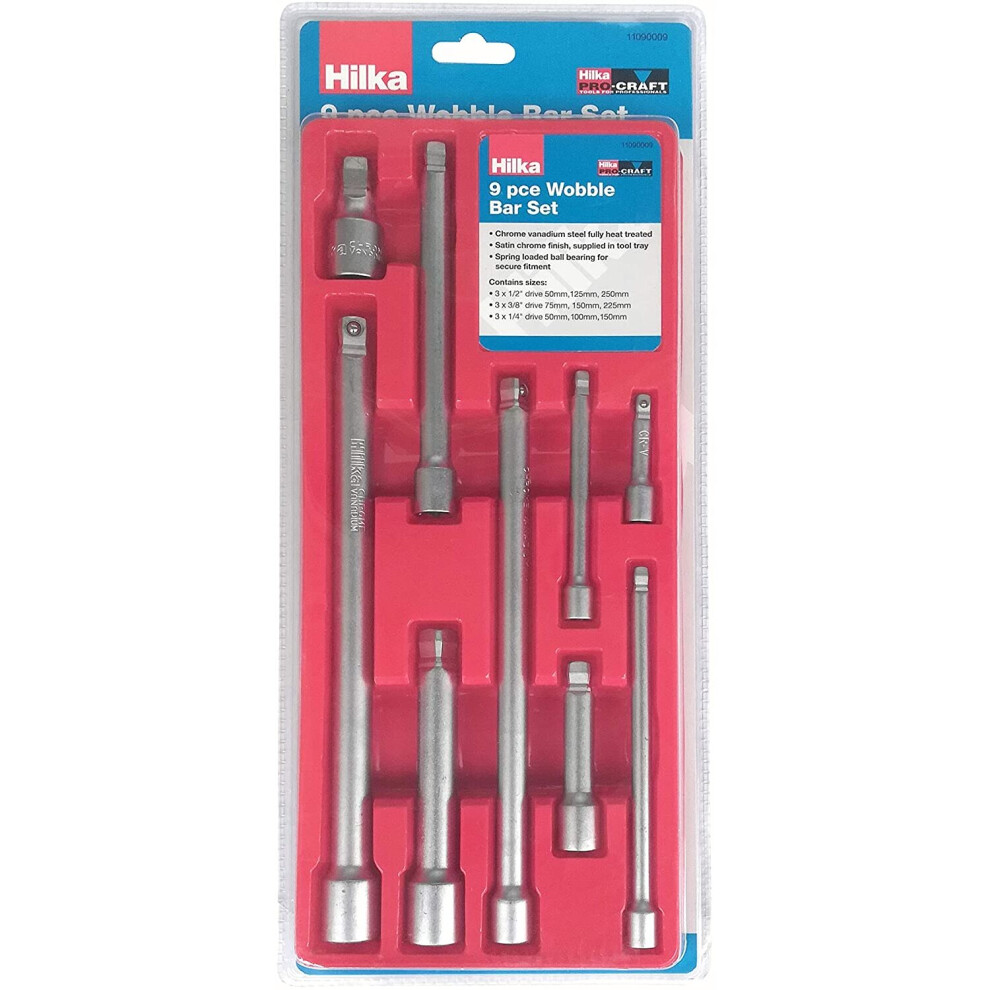 Hilka 11090009 Wobble Bar Set, Set of 9 Pieces