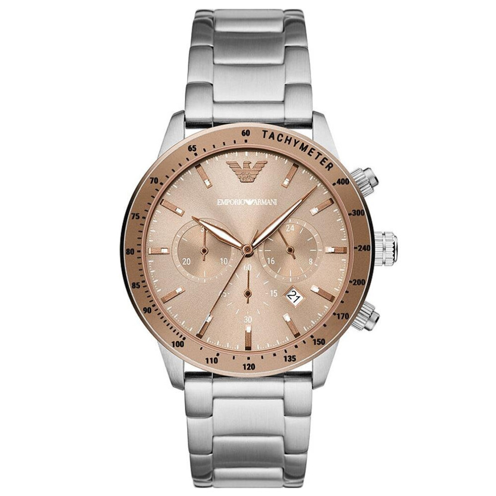 Armani Emporio Ar11352 Chronograph Men's Watch Silver