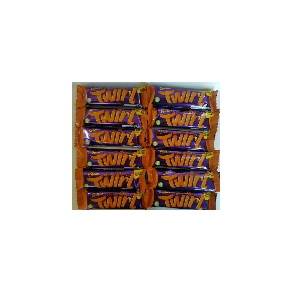 CADBURY TWIRL ORANGE CHOCOLATE BARS