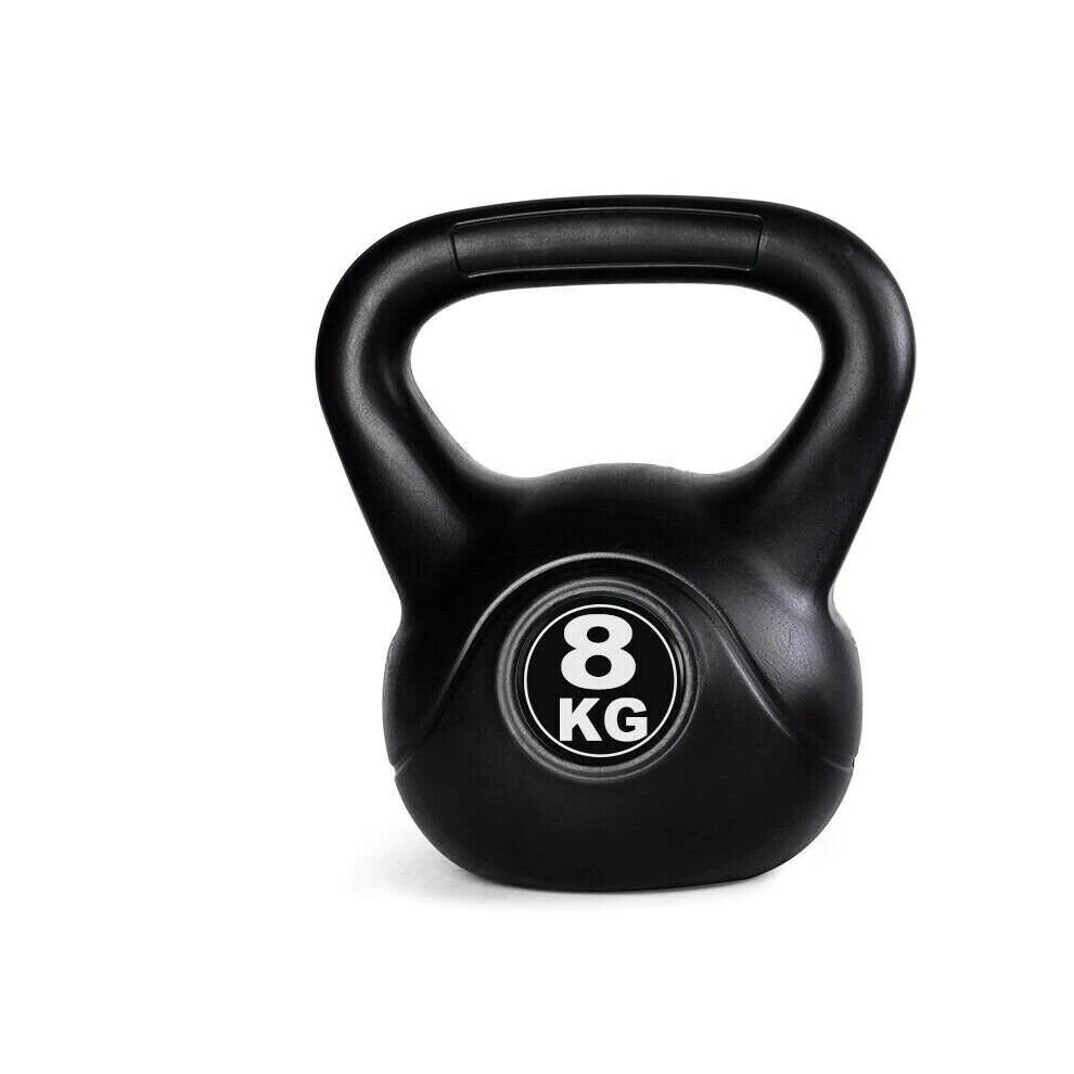 (8KG Kettlebell) 2-14kg Vinyl Kettlebell Weight Set