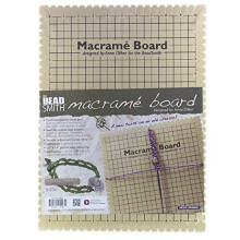 Beadsmith Large Macrame Board with Instructions 10"x14"