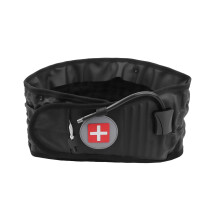 (Black) Decompression Belt Back Brace Lumbar Support Spinal Traction Extender Waist