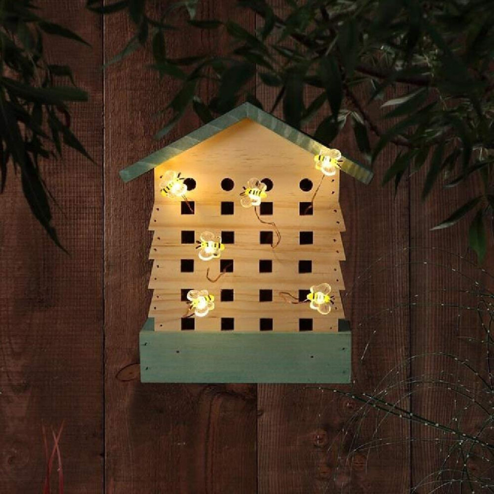 Noma Solar Insect Bee Hive with Lights