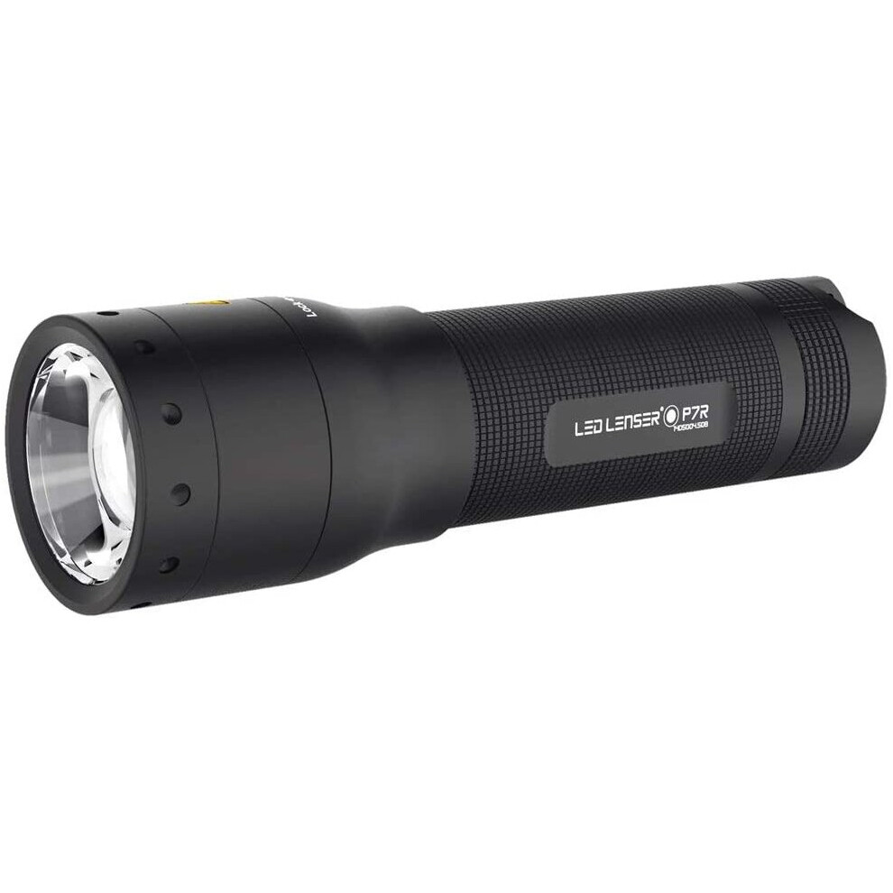 Ledlenser 9408-R Taschenlampe P7R, Powerful 1,000 Lumens-Rechargeable with Magnetic Wall mounting Charger, 3.7 V, Black, S