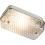 Knightsbridge IP65 Bulkhead Lamp Holder with Clear Prismatic Diffuser and Aluminium Base, E27, 100 W, White 1