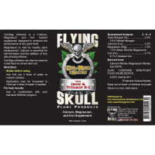 Flying Skull Cal-Mag eXtreme 1 Litre - Calcium, Magnesium and Iron Plant Nutrient Supplement with Vitamin B1