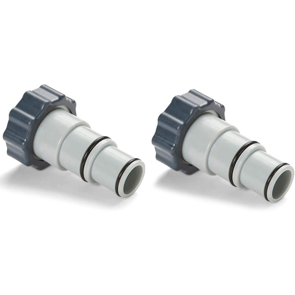 Intex Replacement Hose Adapter A w/Collar for Threaded Connection Pumps (Pair)