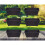 6 Venetian Window Box Trough Planters Small 40cm Plastic Black Colour 1