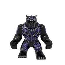 (Black Panther) Marvel Superheroes Iron Man Loki Groot Building Blocks Big Figures Toys Fit Lego