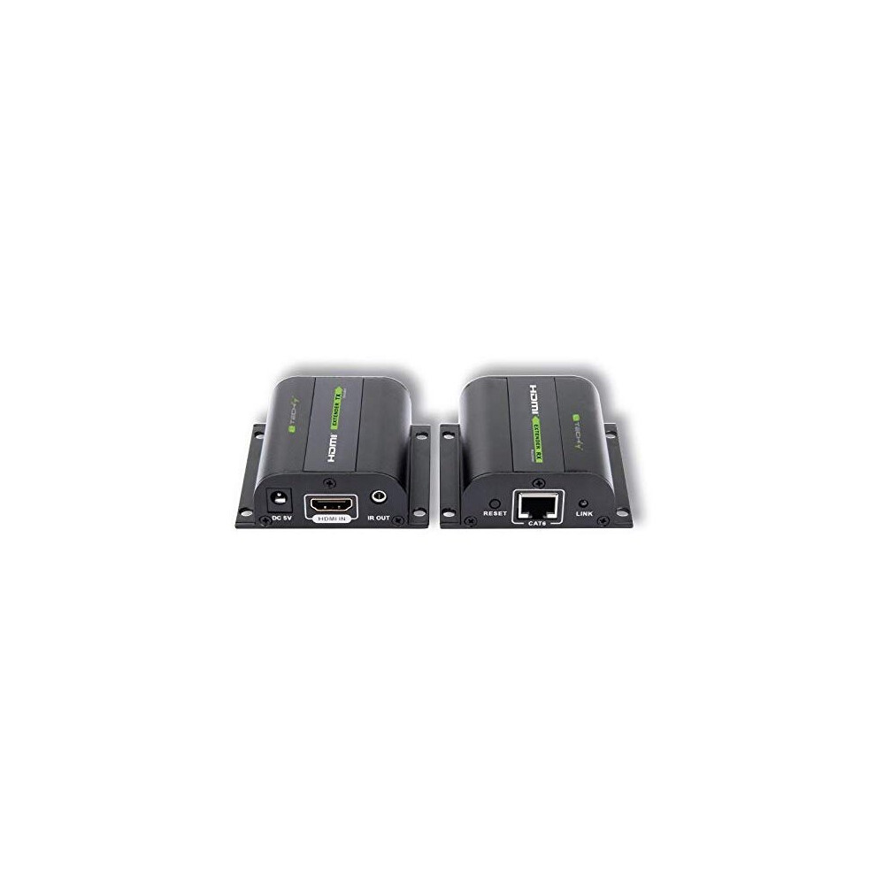 Techly Hdmi-Extender Für Cat.5e/6/6A/7 Bis 60M, Mit Ir-Empfänger, Czarny - Bild 5