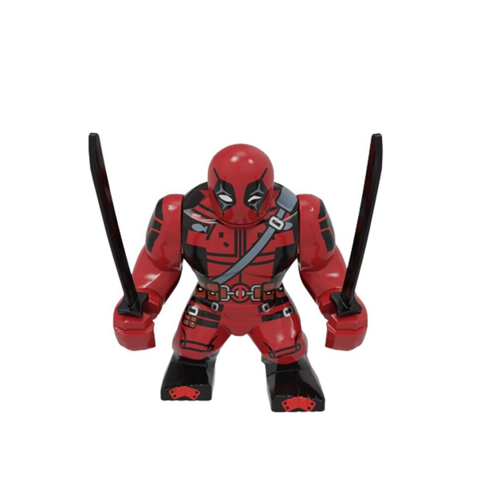 (Deadpool) Marvel Superheroes Iron Man Loki Groot Building Blocks Big Figures Toys Fit Lego