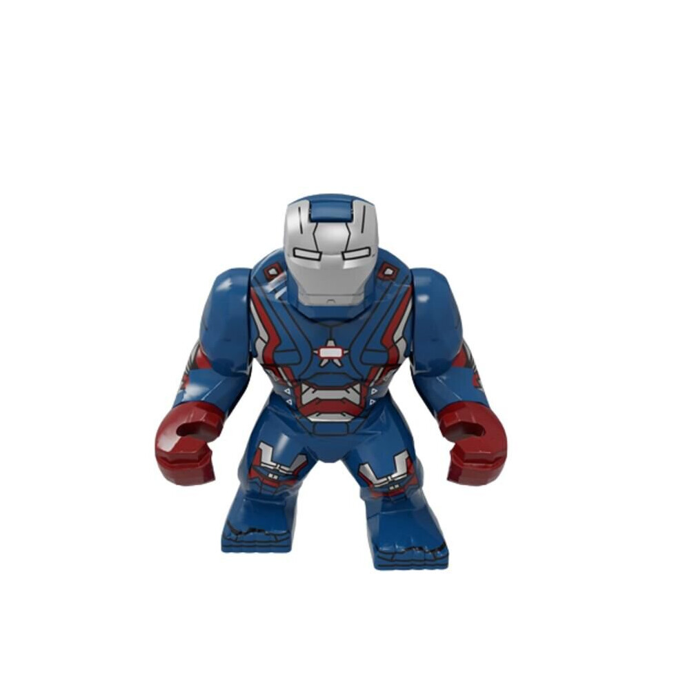 (Iron Man Patriot) Marvel Superheroes Iron Man Loki Groot Building Blocks Big Figures Toys Fit Lego