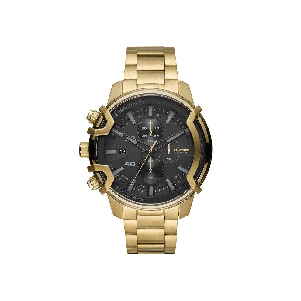 Montre Hommes Diesel DZ4522 Griffed Chronograph Gold Black