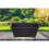 2 Venetian Window Box Trough Planters Small 40cm Plastic Black Colour 4