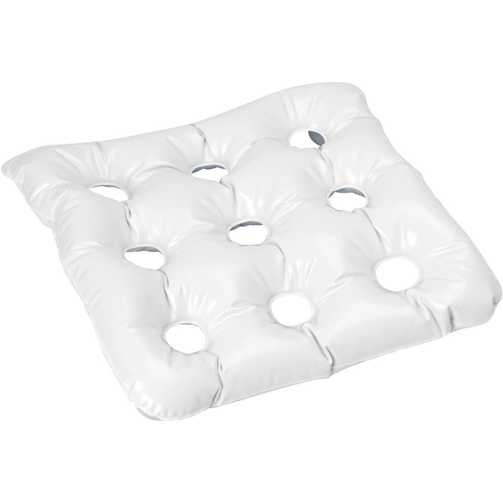 Homecraft Inflatable Bath Cushion, For Support And Comfort, Suction Feet For Stability, Bathtub Accessories For Elderly