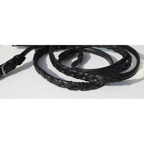 Rhinegold Softee Leather Laced Reins