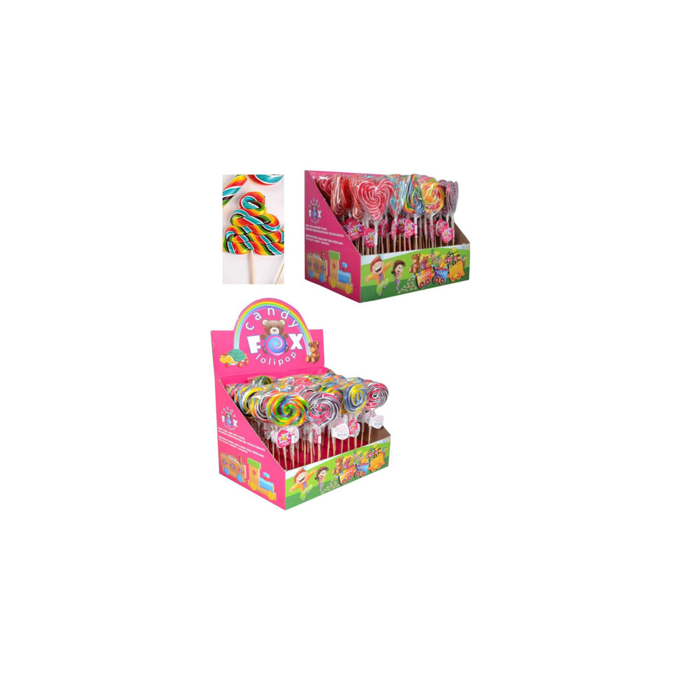 Kids Party Bag Sweets Spiral Rainbow Unicorn Lollipop Candies
