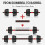 (20KG) Dumbbell Barbell Weight Set 12