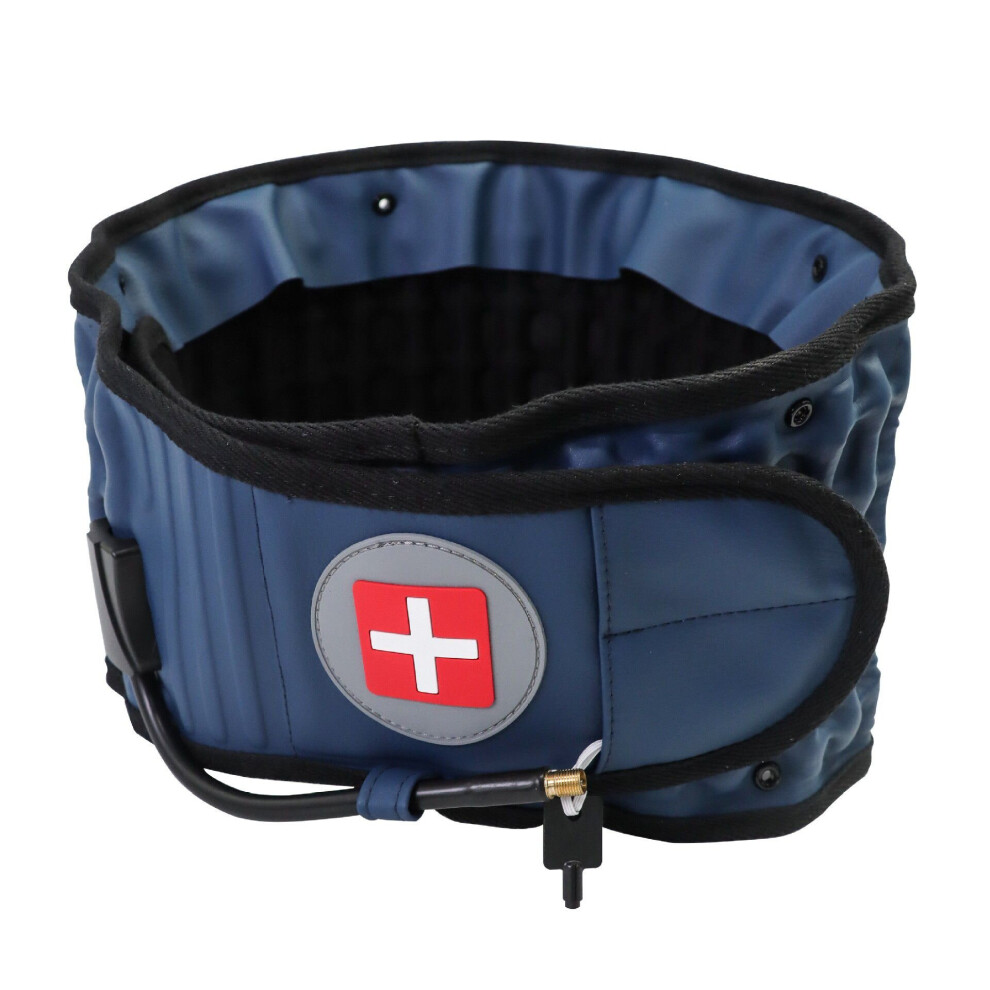 Blue (Blue) 3 Colors Decompression Belt Back Brace Lumbar Support Spinal Traction Extender