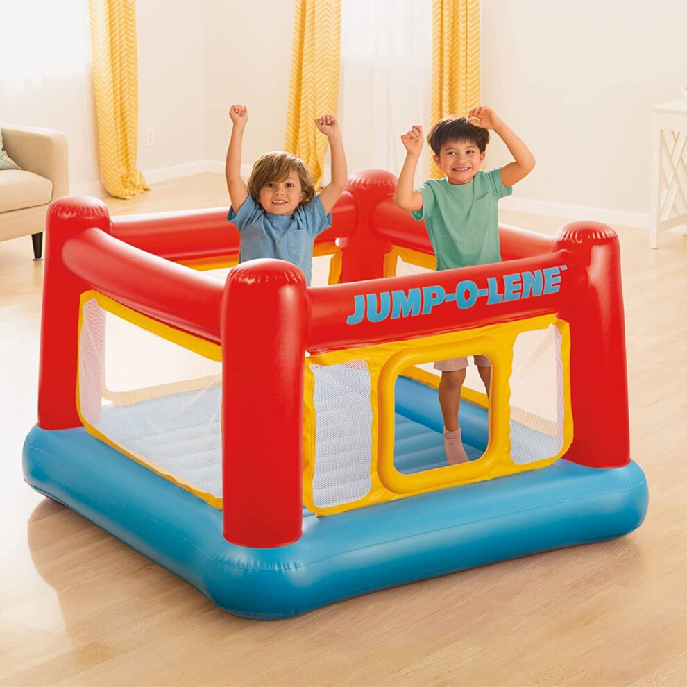 Intex Jump O Lene Playhouse Bouncer Inflatable Childs Bouncy Castle 