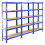 Ράφια Monster Racking T-Rax Heavy Duty, Μπλε, Π 75 cm, Β 30 cm, Σετ 6 τεμαχίων 4